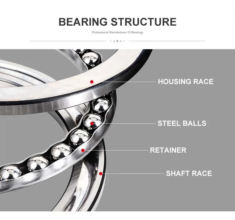 Cheap Imports High Precision Miniature Thrust Ball Bearing F4-10m 4X10X4mm Brass Cage Accept Custom Spherical Roller Thrust Bearing